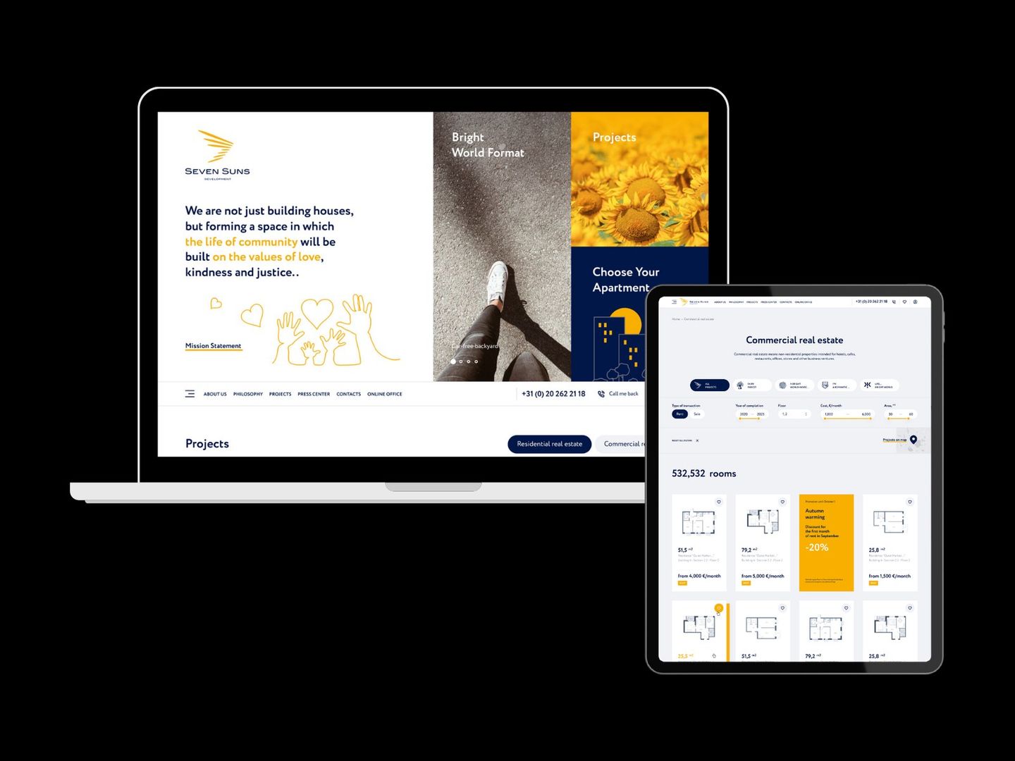 Information portals for residential development projects